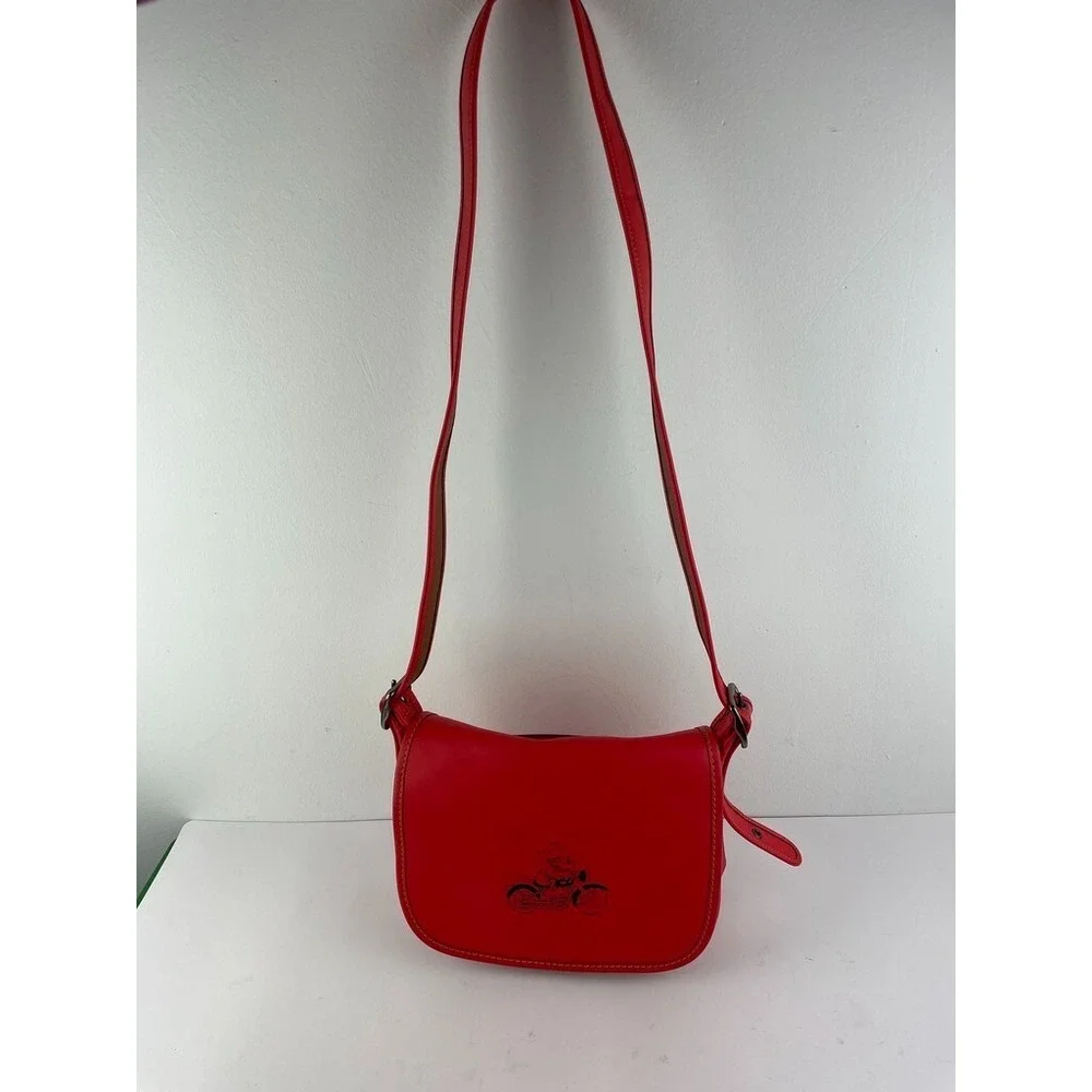Coach X Disney F59359 Women's‎ Mickey Mouse Patricia Saddle Bag Limited Edition